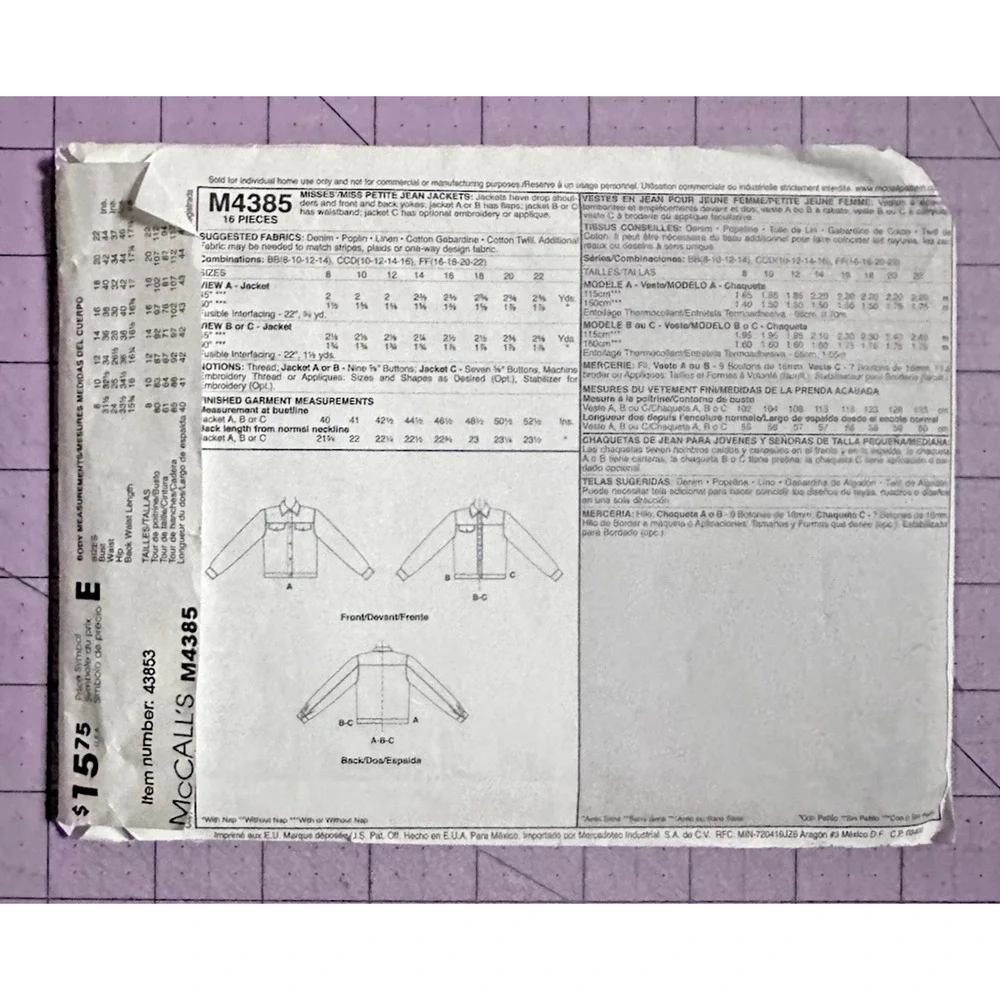 McCall mccalls sewing